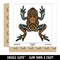 Water Bottle Sticker Set Floral Flower Frog Toad Fern Leaves Vines Cute Waterproof Vinyl Stickers Pack Decal, Skateboard, Laptop, Car, Window, Bumper - 5 Pack